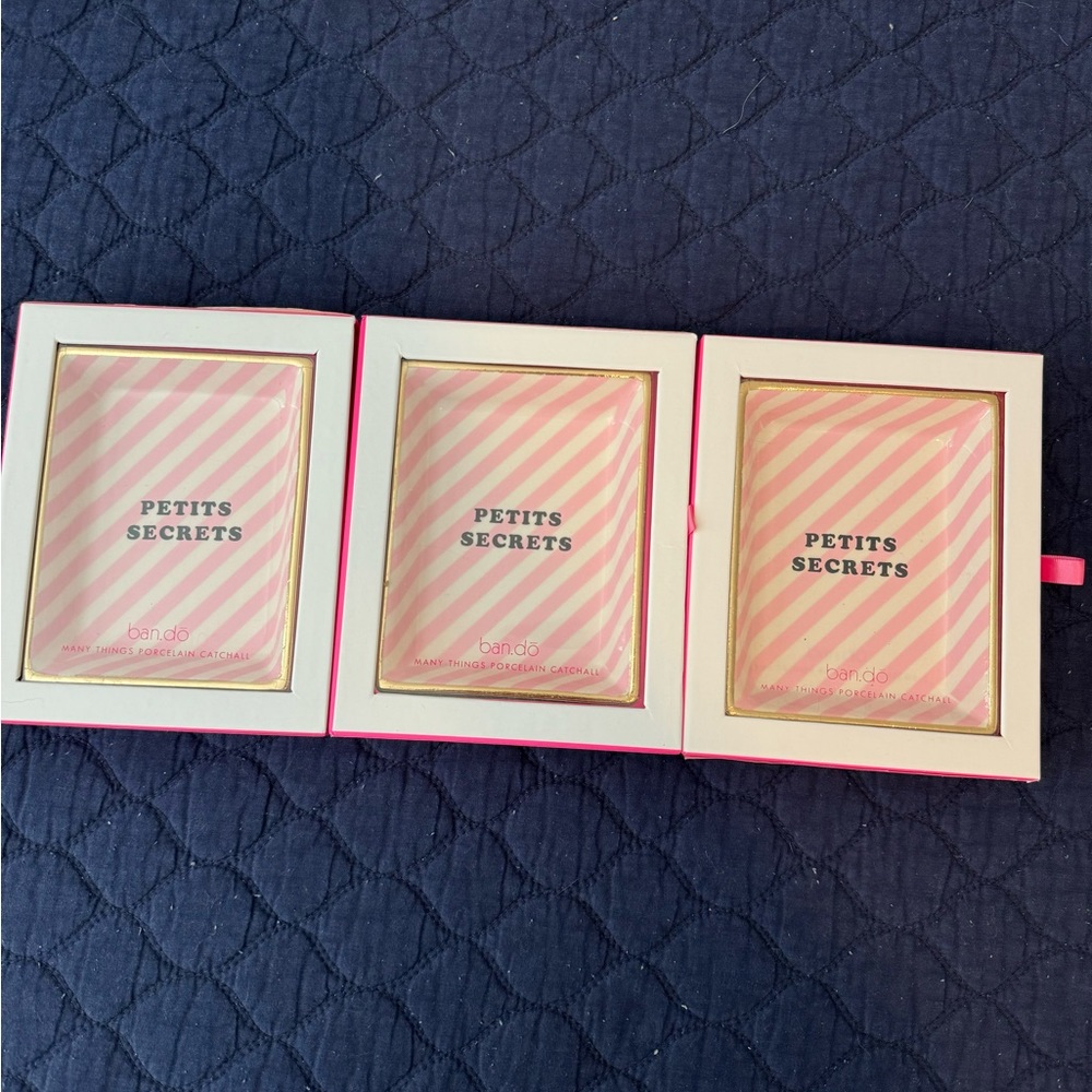 NEW Ban.do Petits Secrets Catchall Tray - lot of 3
